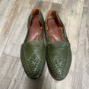 Espiritu hurrache leather sandals indigenous footwear